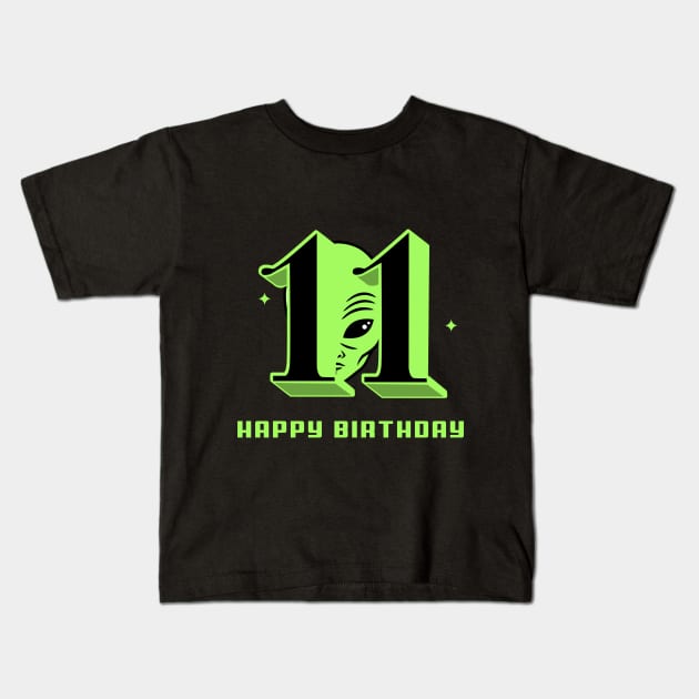 Birthday Kids T-Shirt by bestspacevibes